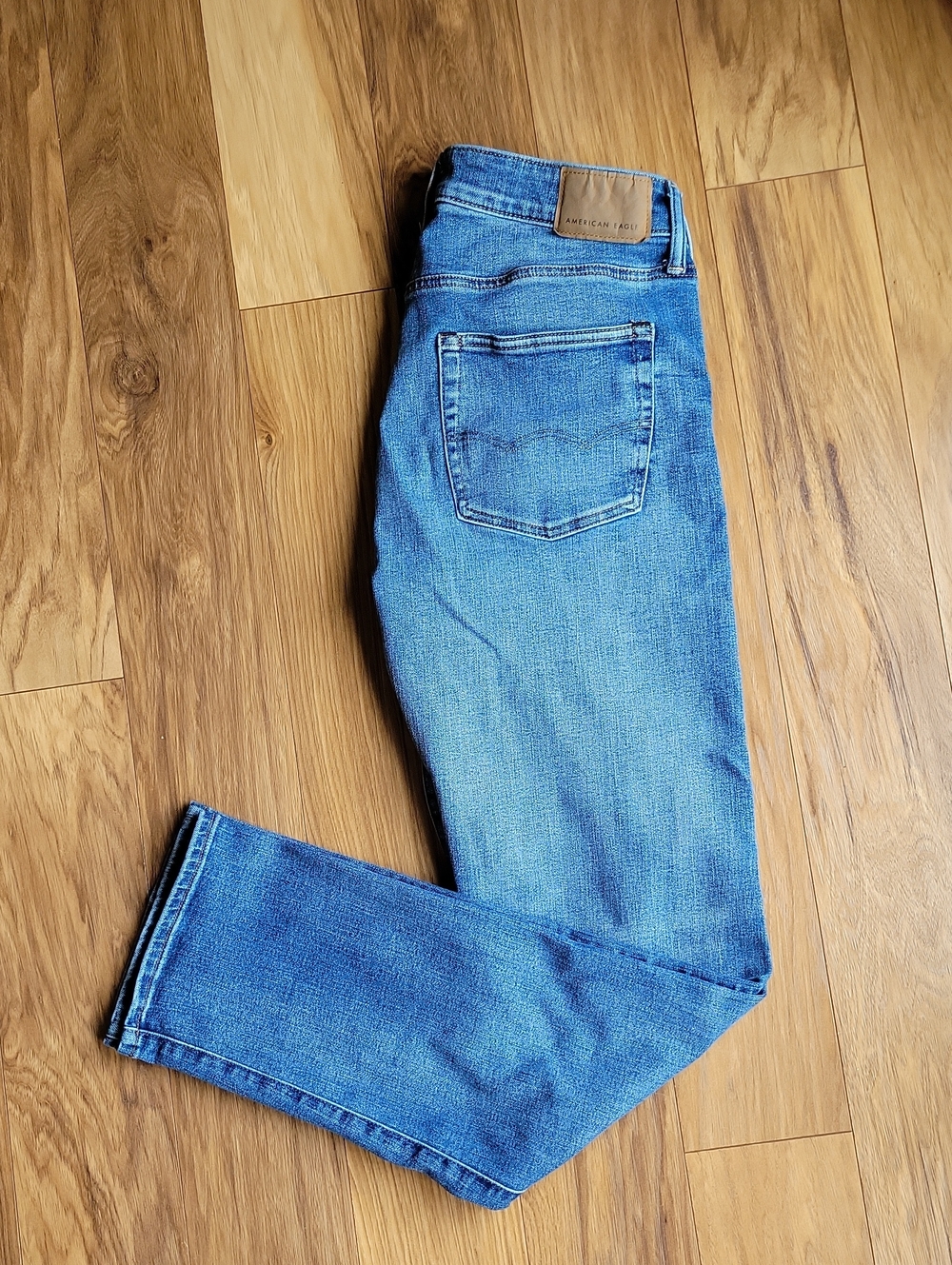Men's American Eagle Airflex Denim Jeans - Original Straight Fit - Size 30x34
